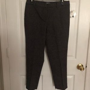 Liz Claiborne Petite Emma Black Pant with White Dots NWOT 8P